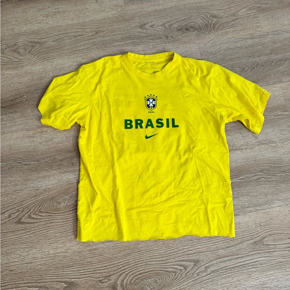 Nike Brasil Bright Yellow Tee - Picture 1 of 4